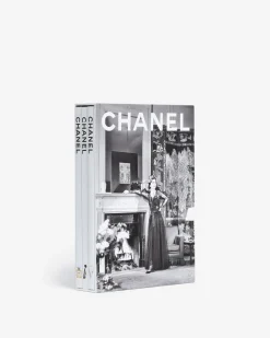 Assouline Chanel Slipcase Met 3 Boeken (Nieuwe Editie) Clearance