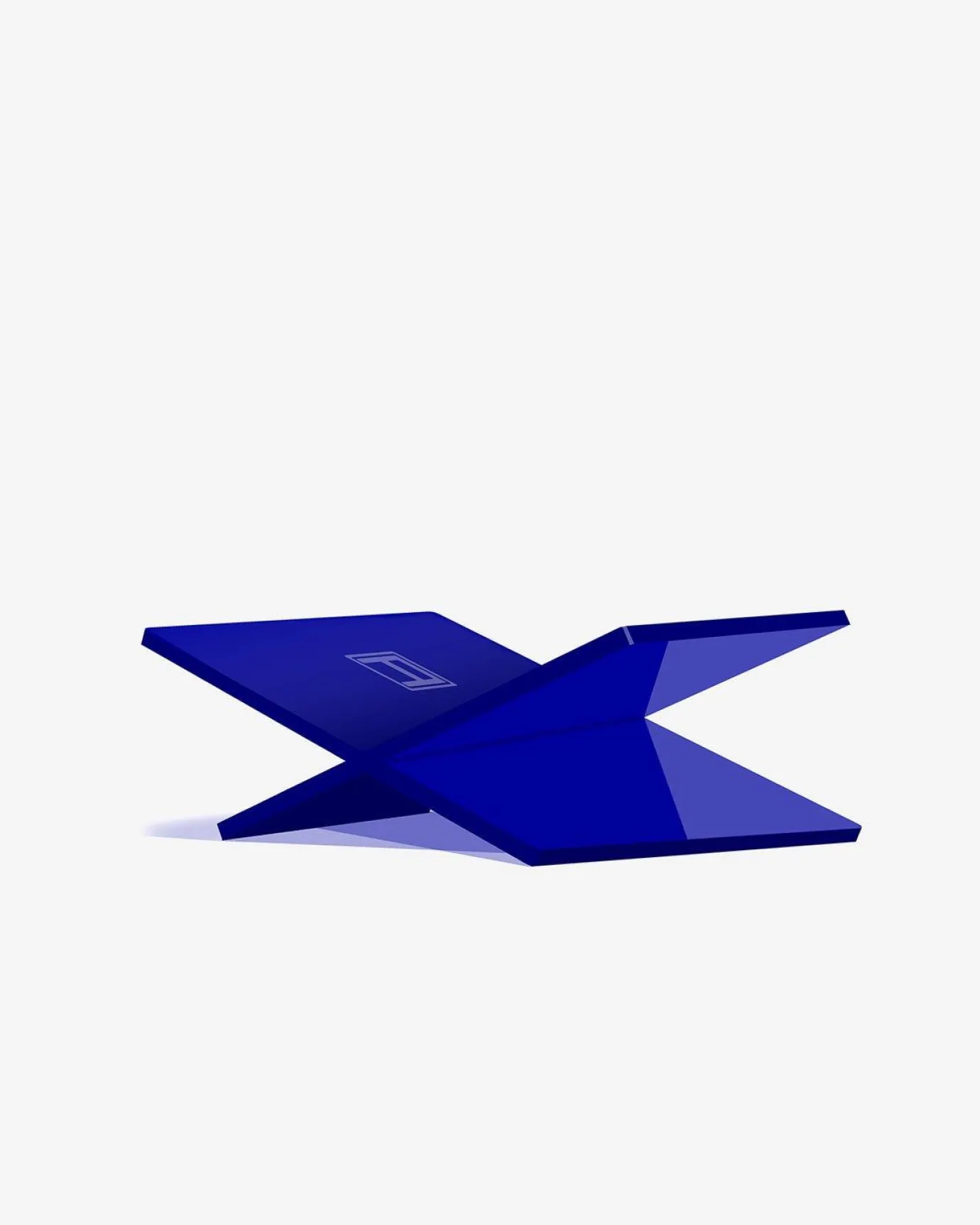 Assouline Een Boekenstandaard - Effen Blauw